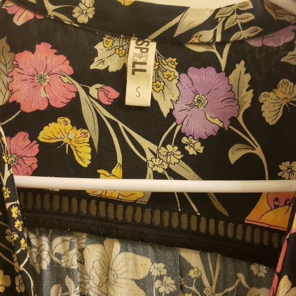 Spell Designs-Sayulita Frill Mini Dress Nightshade - Picture 7 of 7